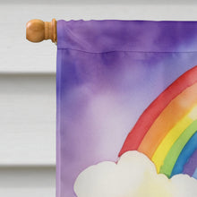 Load image into Gallery viewer, American English Coonhound St Patrick's Day House Flag