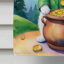Load image into Gallery viewer, American Eskimo St Patrick's Day House Flag