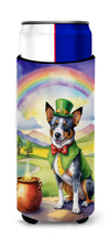 Load image into Gallery viewer, Australian Cattle Dog St Patrick's Day Slim Can Huggers – Fun, Functional Drink Coolers for Every Occasion