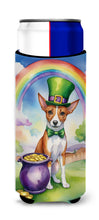 Load image into Gallery viewer, Basenji St Patrick's Day Slim Can Huggers – Fun, Functional Drink Coolers for Every Occasion