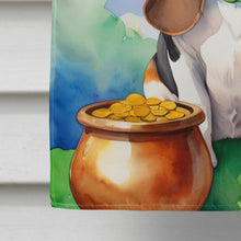 Load image into Gallery viewer, Basset Hound St Patrick's Day House Flag