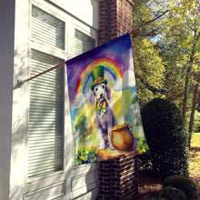 Load image into Gallery viewer, Bedlington Terrier St Patrick's Day House Flag