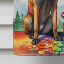Load image into Gallery viewer, Belgian Malinois St Patrick's Day House Flag