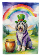 Load image into Gallery viewer, Bergamasco Sheepdog St Patrick's Day House Flag