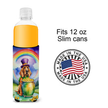 Load image into Gallery viewer, Bloodhound St Patrick's Day Slim Can Huggers – Fun, Functional Drink Coolers for Every Occasion