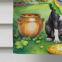Load image into Gallery viewer, Boston Terrier St Patrick's Day House Flag