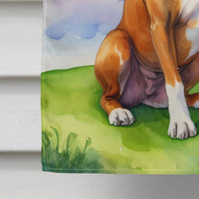 Load image into Gallery viewer, Boxer St Patrick's Day House Flag
