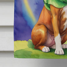 Load image into Gallery viewer, Boxer St Patrick's Day House Flag