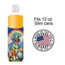 Load image into Gallery viewer, Boxer St Patrick's Day Slim Can Huggers – Fun, Functional Drink Coolers for Every Occasion