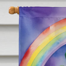 Load image into Gallery viewer, Brittany Spaniel St Patrick's Day House Flag