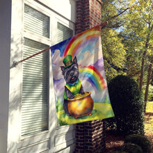 Load image into Gallery viewer, Cairn Terrier St Patrick's Day House Flag