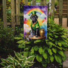 Load image into Gallery viewer, Cane Corso St. Patrick’s Day Garden Flag – Dog with Pot of Gold &amp; Rainbow Yard Decor