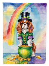 Load image into Gallery viewer, Cavalier Spaniel St Patrick's Day House Flag