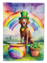 Load image into Gallery viewer, Chesapeake Bay Retriever St Patrick's Day House Flag