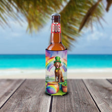 Load image into Gallery viewer, Chesapeake Bay Retriever St Patrick's Day Slim Can Huggers – Fun, Functional Drink Coolers for Every Occasion
