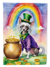 Load image into Gallery viewer, Chinese Crested St Patrick's Day House Flag