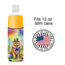 Load image into Gallery viewer, Chow Chow St Patrick's Day Slim Can Huggers – Fun, Functional Drink Coolers for Every Occasion