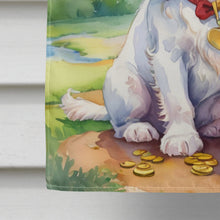 Load image into Gallery viewer, Clumber Spaniel St Patrick's Day House Flag