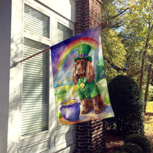 Load image into Gallery viewer, Cocker Spaniel St Patrick's Day House Flag