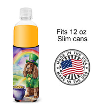 Load image into Gallery viewer, Cocker Spaniel St Patrick's Day Slim Can Huggers – Fun, Functional Drink Coolers for Every Occasion
