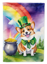 Load image into Gallery viewer, Corgi St Patrick's Day House Flag