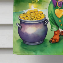 Load image into Gallery viewer, Dachshund St Patrick's Day House Flag