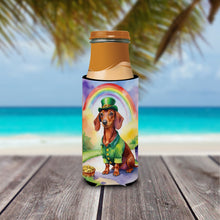 Load image into Gallery viewer, Dachshund St Patrick's Day Slim Can Huggers – Fun, Functional Drink Coolers for Every Occasion