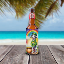 Load image into Gallery viewer, Dalmatian St Patrick's Day Slim Can Huggers – Fun, Functional Drink Coolers for Every Occasion