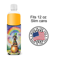 Load image into Gallery viewer, Doberman Pinscher St Patrick's Day Slim Can Huggers – Fun, Functional Drink Coolers for Every Occasion