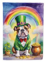 Load image into Gallery viewer, English Bulldog St Patrick's Day House Flag