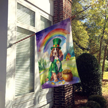 Load image into Gallery viewer, English Cocker Spaniel St Patrick's Day House Flag