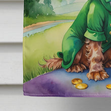 Load image into Gallery viewer, English Cocker Spaniel St Patrick's Day House Flag