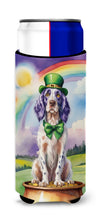 Load image into Gallery viewer, English Setter St Patrick's Day Slim Can Huggers – Fun, Functional Drink Coolers for Every Occasion