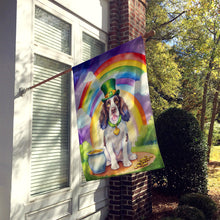 Load image into Gallery viewer, English Springer Spaniel St Patrick's Day House Flag
