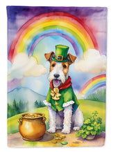 Load image into Gallery viewer, Fox Terrier St Patrick's Day House Flag
