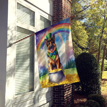 Load image into Gallery viewer, German Shepherd St Patrick's Day House Flag