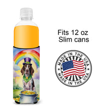 Load image into Gallery viewer, German Shorthaired Pointer St Patrick's Day Slim Can Huggers – Fun, Functional Drink Coolers for Every Occasion