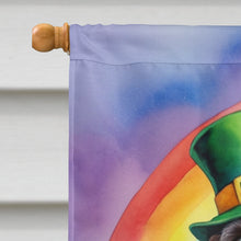 Load image into Gallery viewer, German Wirehaired Pointer St Patrick's Day House Flag
