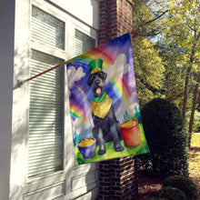 Load image into Gallery viewer, Giant Schnauzer St Patrick's Day House Flag