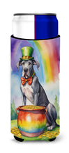 Load image into Gallery viewer, Great Dane St Patrick's Day Slim Can Huggers – Fun, Functional Drink Coolers for Every Occasion