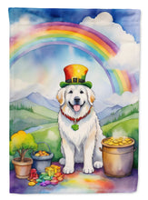 Load image into Gallery viewer, Great Pyrenees St Patrick's Day House Flag