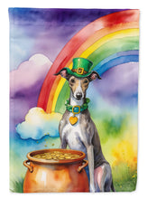 Load image into Gallery viewer, Greyhound St Patrick's Day House Flag