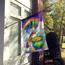 Load image into Gallery viewer, Greyhound St Patrick's Day House Flag