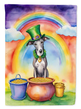 Load image into Gallery viewer, Greyhound St Patrick's Day House Flag