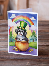Load image into Gallery viewer, Havanese St Patrick's Day Greeting Cards - Blank Note Cards – 8-Pack of Artist-Designed Cards with Envelopes