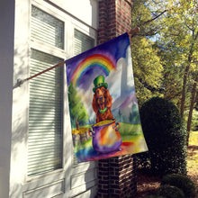 Load image into Gallery viewer, Irish Setter St Patrick's Day House Flag
