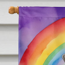 Load image into Gallery viewer, Irish Wolfhound St Patrick's Day House Flag