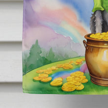 Load image into Gallery viewer, Irish Wolfhound St Patrick's Day House Flag