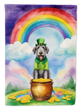 Load image into Gallery viewer, Irish Wolfhound St Patrick's Day House Flag