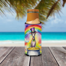 Load image into Gallery viewer, Italian Greyhound St Patrick's Day Slim Can Huggers – Fun, Functional Drink Coolers for Every Occasion